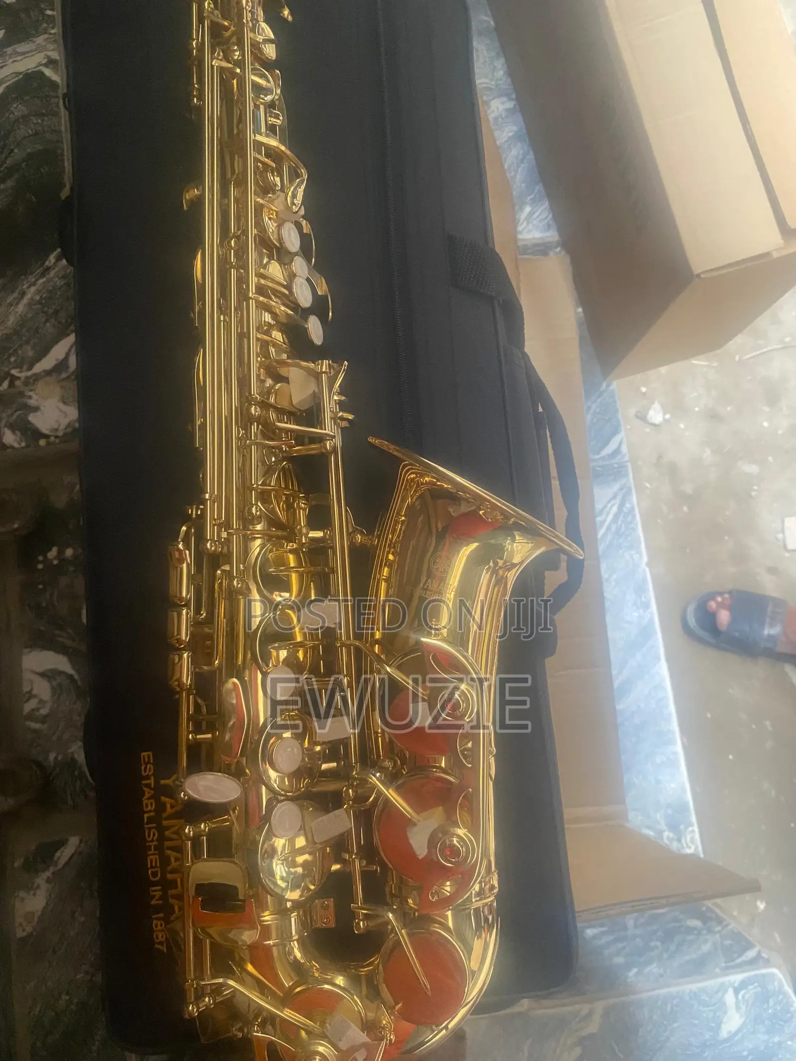 Yamaha Gold Saxophone