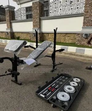 Newly Improved Weight Bench and 50kg Dumbbell