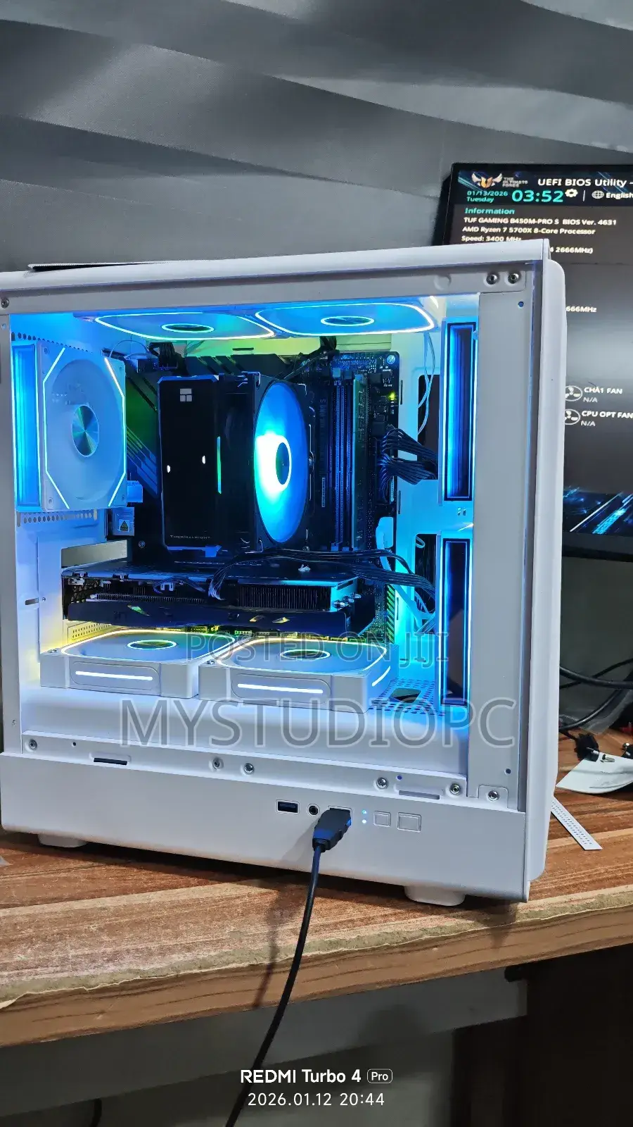 New Desktop Computer 32GB AMD Ryzen 7 SSD 1T