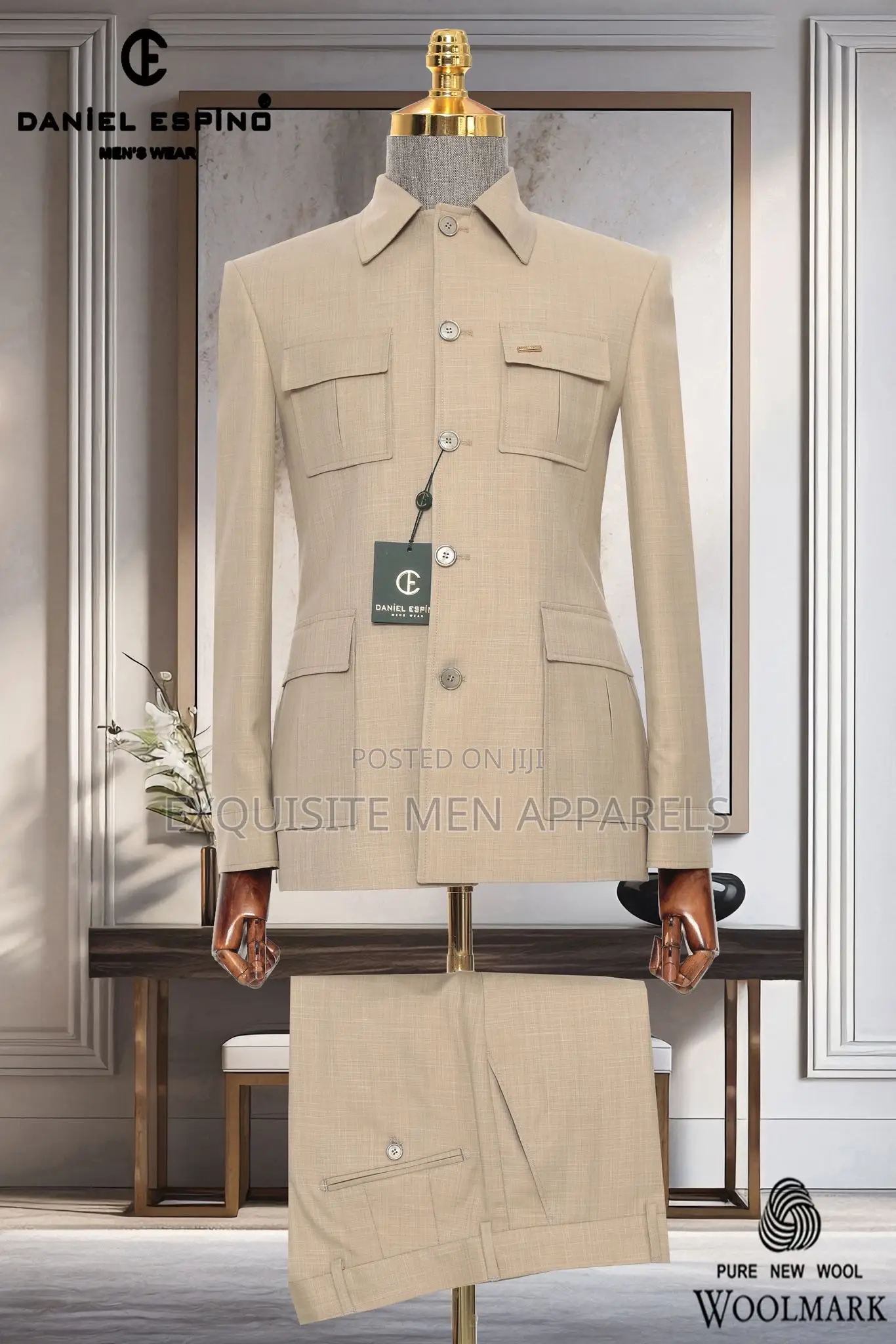 Classic Daniel Espino Safari Turkish Men’S Suit