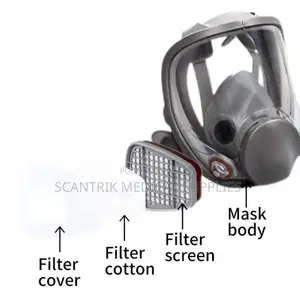 Industrial-Grade Full Face Mask With High-Efficiency Vapour Cartridge