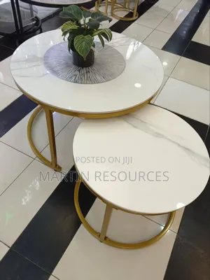 Double Marble Centre Table