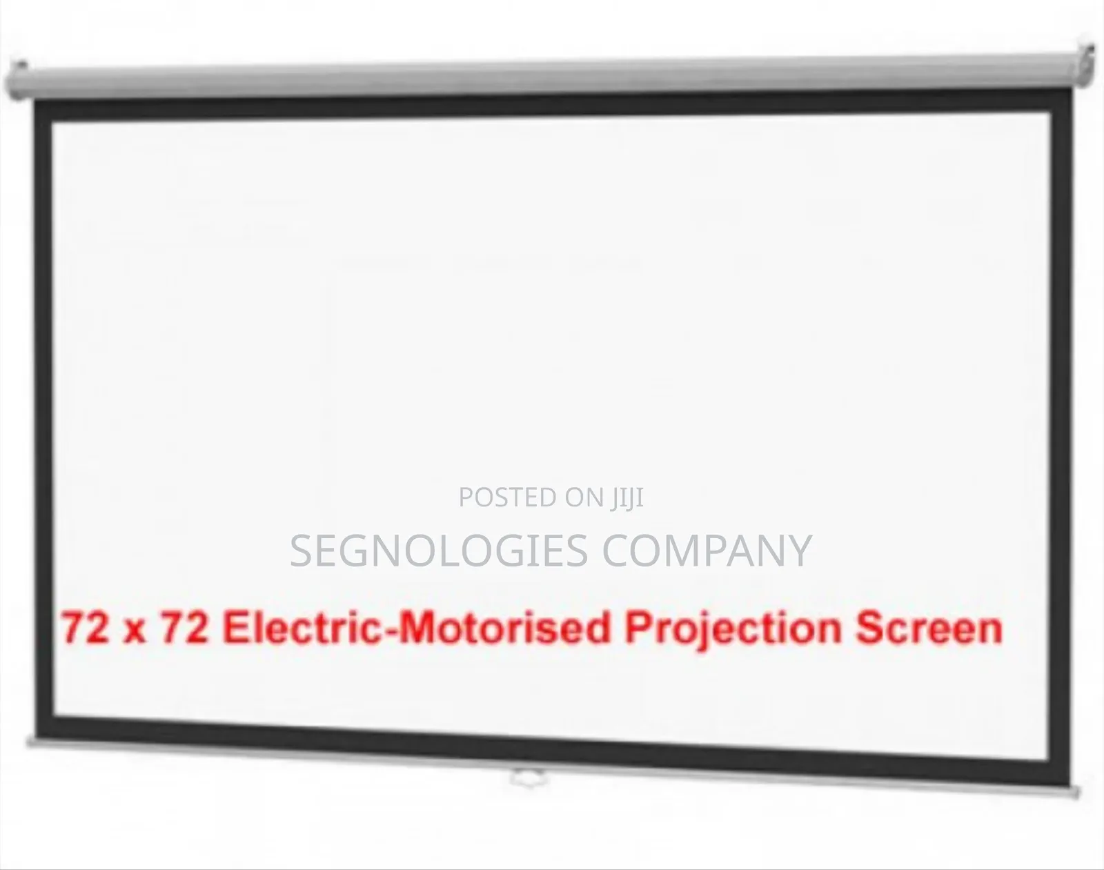 Smaat 72 By72 Electric Motorised Projector Screen With Remote Control