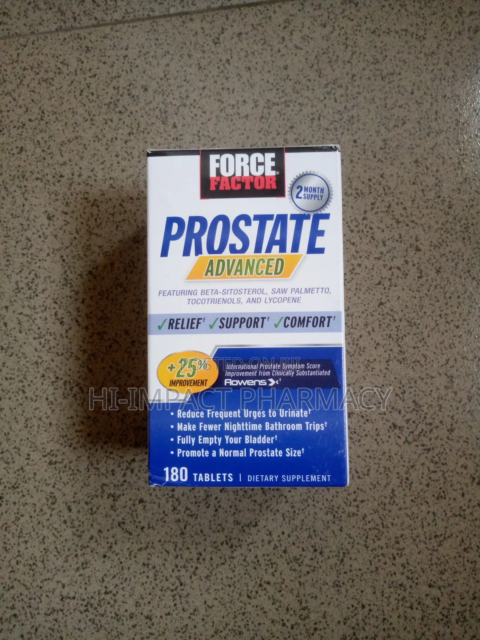 Force Factor Prostate Advanced X 180 Tablets