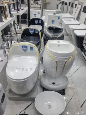 Executive Water Closet White and Gold Line