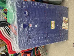 Blue Plastic Core Tray Table