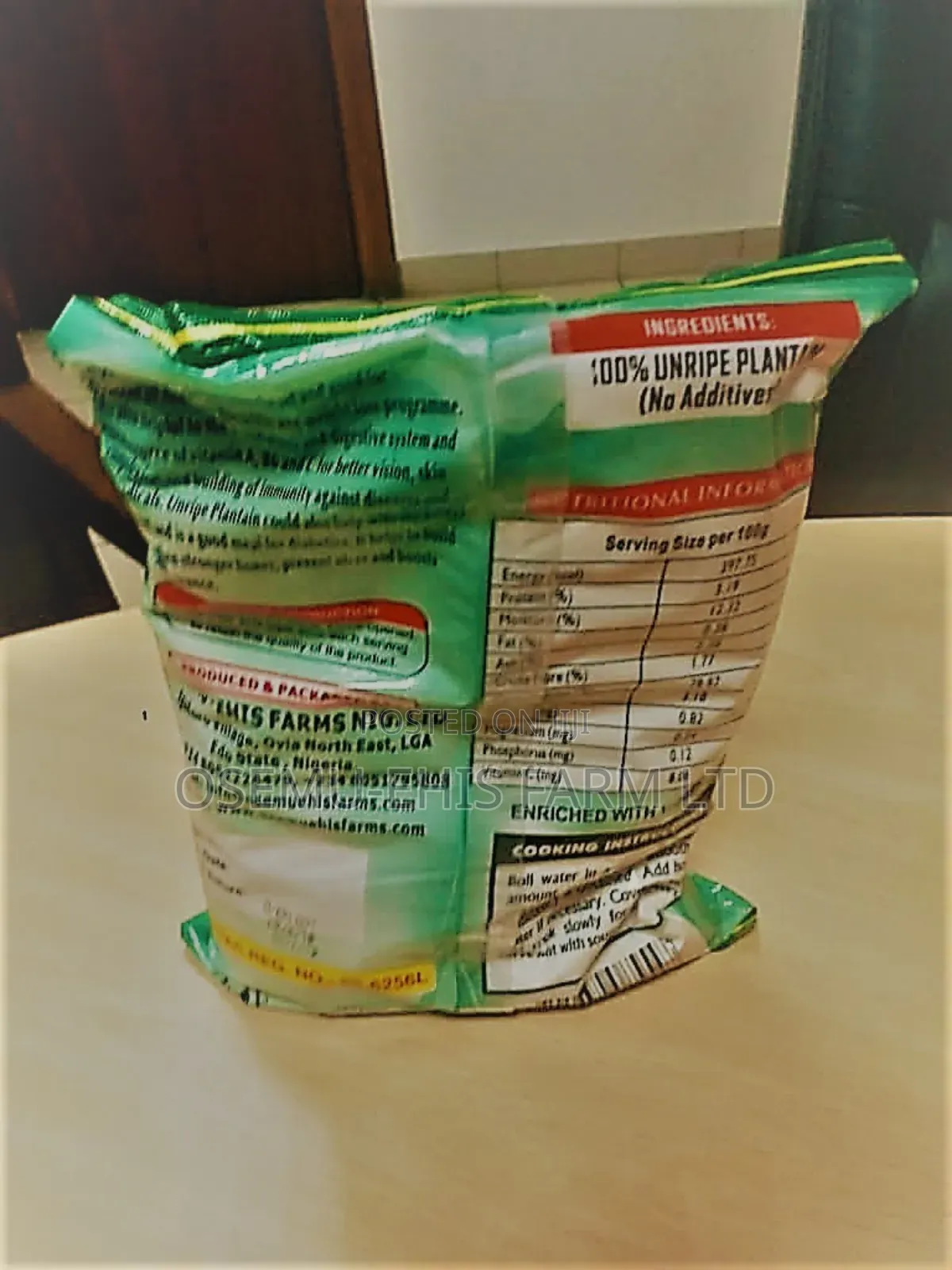 Farfa Unripe Plantain Flour