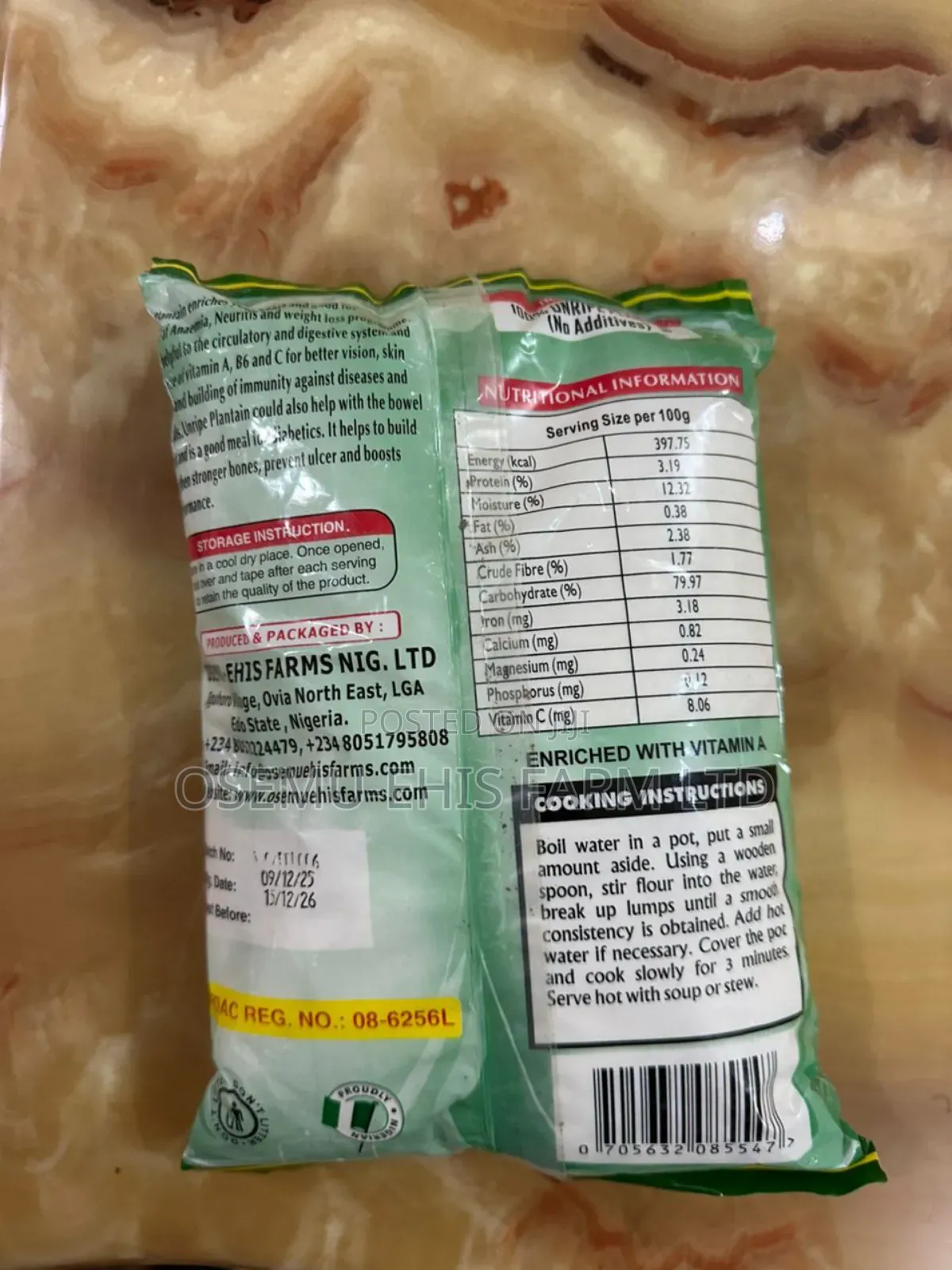 Farfa Unripe Plantain Flour