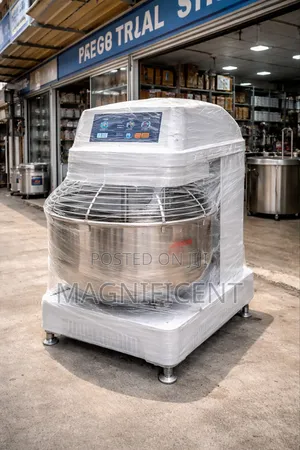 One Bag (50kg) Industrial Spiral Dough Mixer – Heavy Duty Bakery Machi
