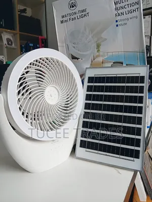 Watson Solar Rechargeable Fan