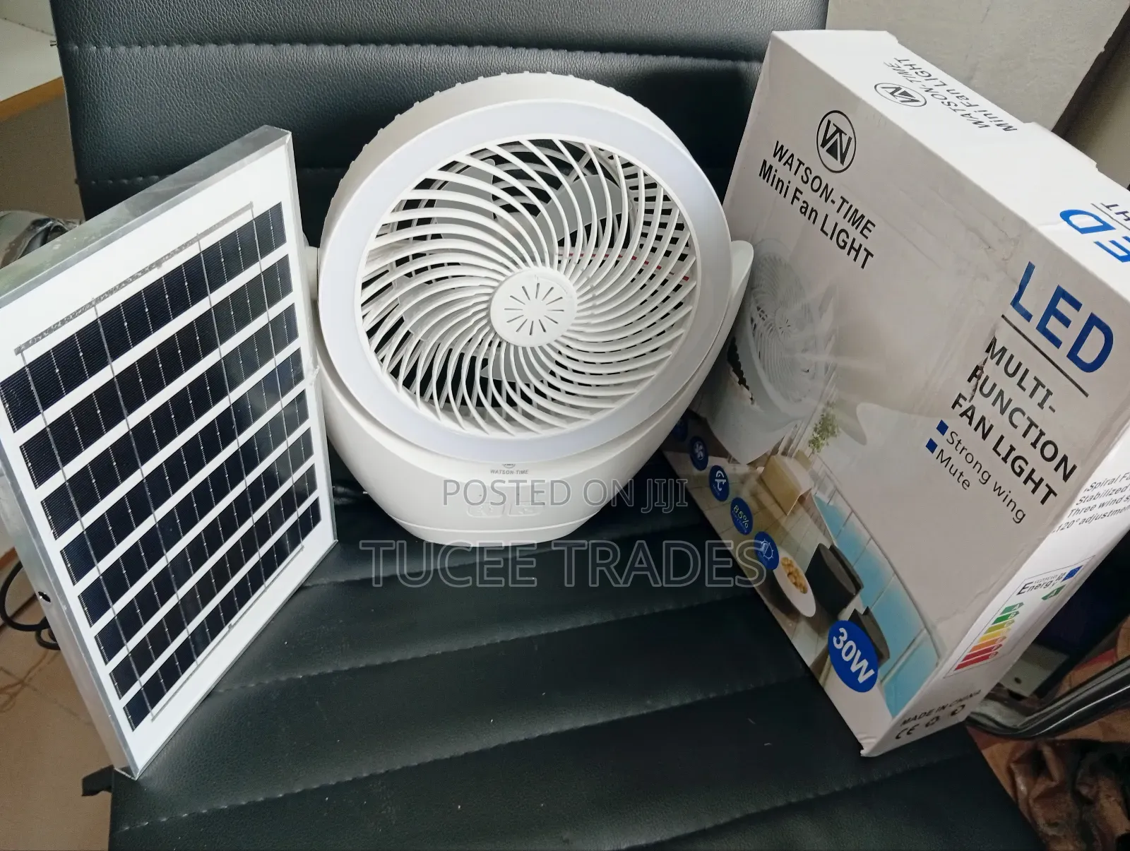 Watson Solar Rechargeable Fan