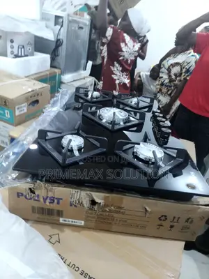 Polystar 5 Burner Gas Hob – Blue Flame Efficient Burners