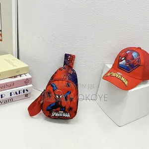 Cartoon Character Cap and Cross Bag
