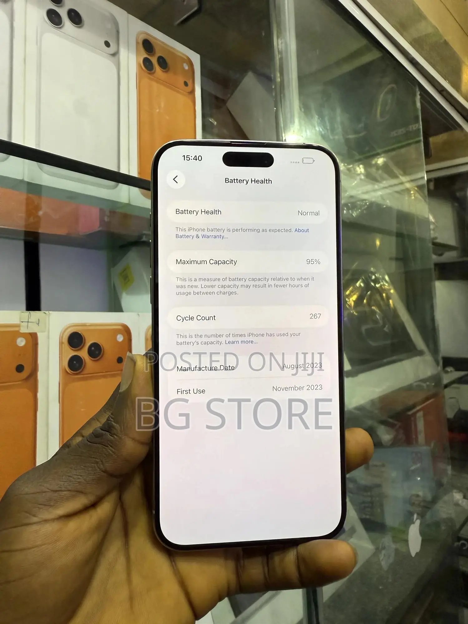 Apple iPhone 15 Pro Max 256 GB Silver
