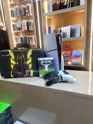 Playstation 5 Slim With 2 Controllers And Game