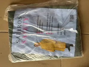 Saibros Safety Pvc Polyester Raincoat.