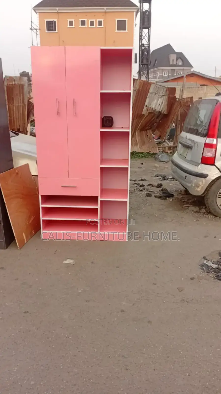 6ft X 3ft Pink Wardrobe