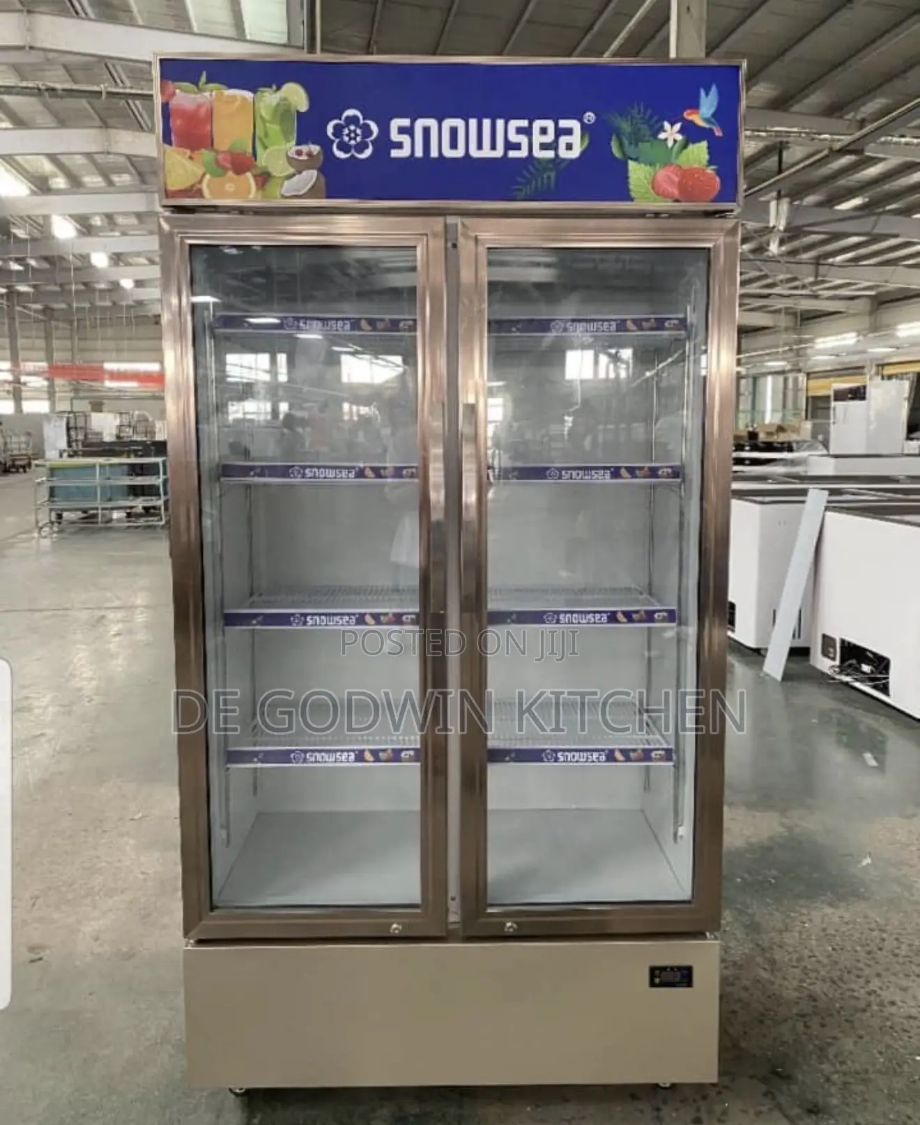 Double Door Snowsea Display Chiller