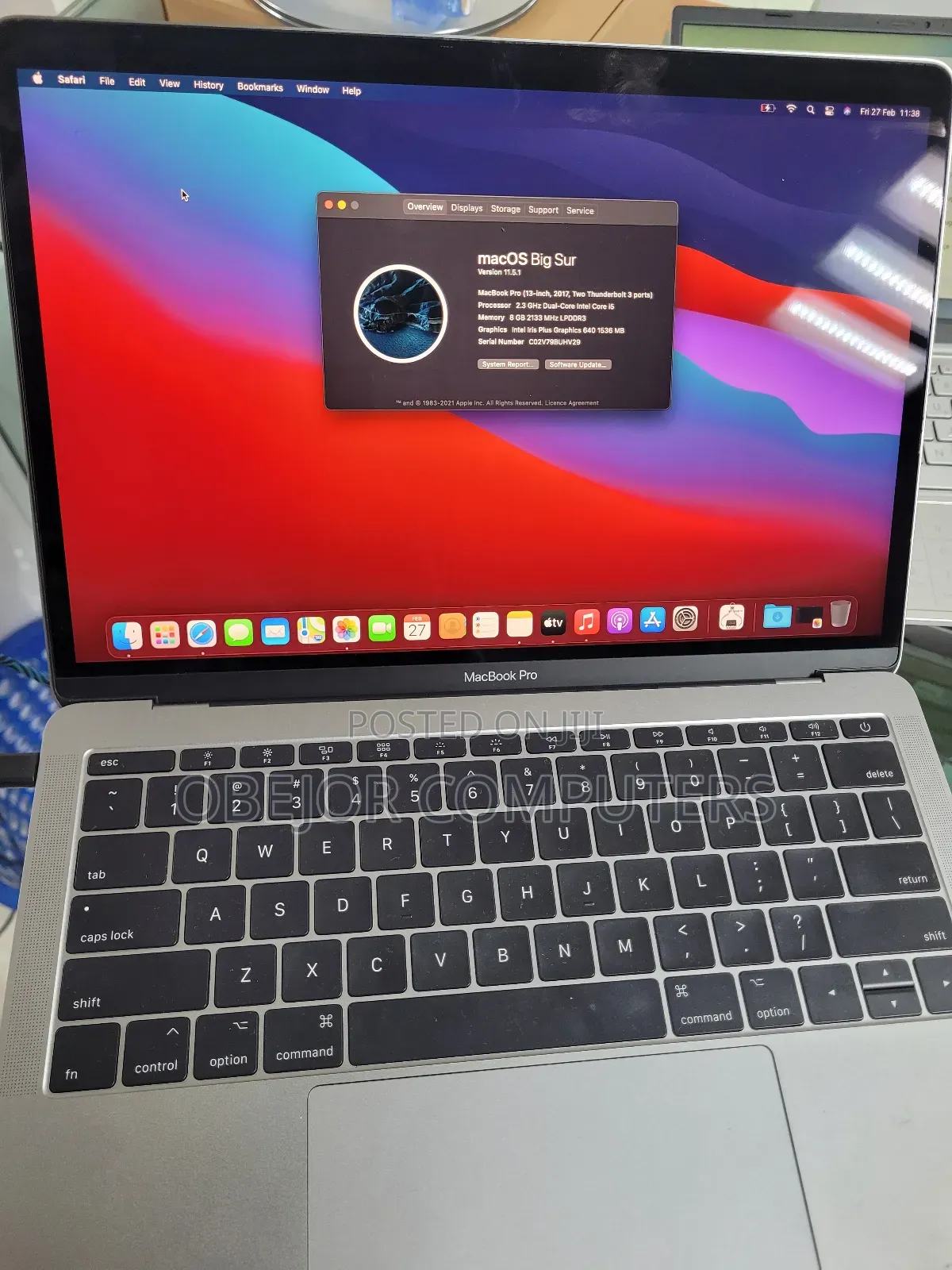 Laptop Apple MacBook 2007 8GB Intel Core i5 SSD 256GB