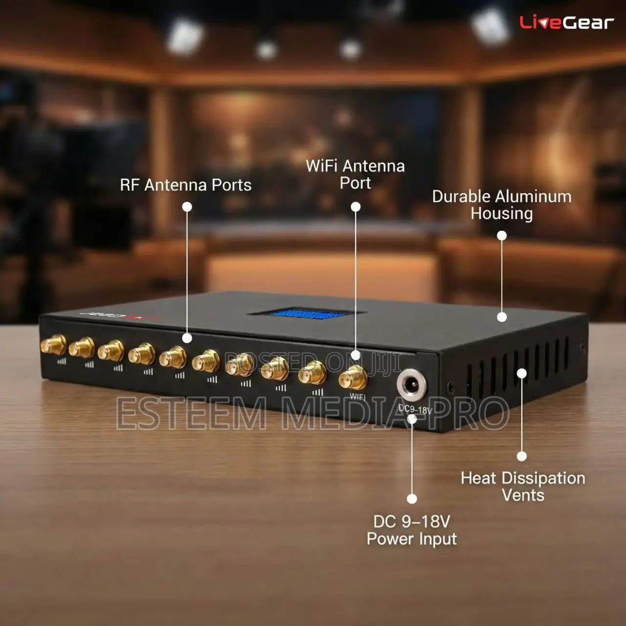 Livegear Multi-network 4g/5g Bonding Encoder With External Antenna