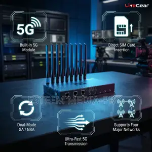Livegear Multi-network 4g/5g Bonding Encoder With External Antenna
