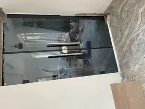 Frameless Glass Door (Gray)