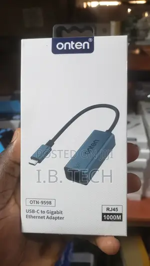 Onten Usb-C to Gigabit Ethernet Adapter Rj45 1000m
