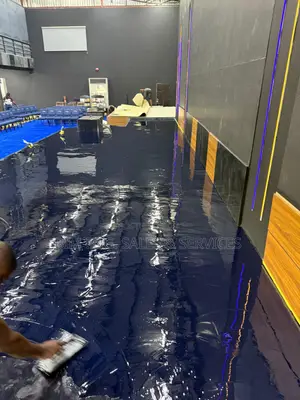 Industrial Flooring Reflective Metallic Expoxy Flooring