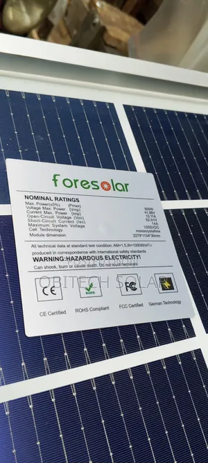 600watt 144cell Fore Solar Panel