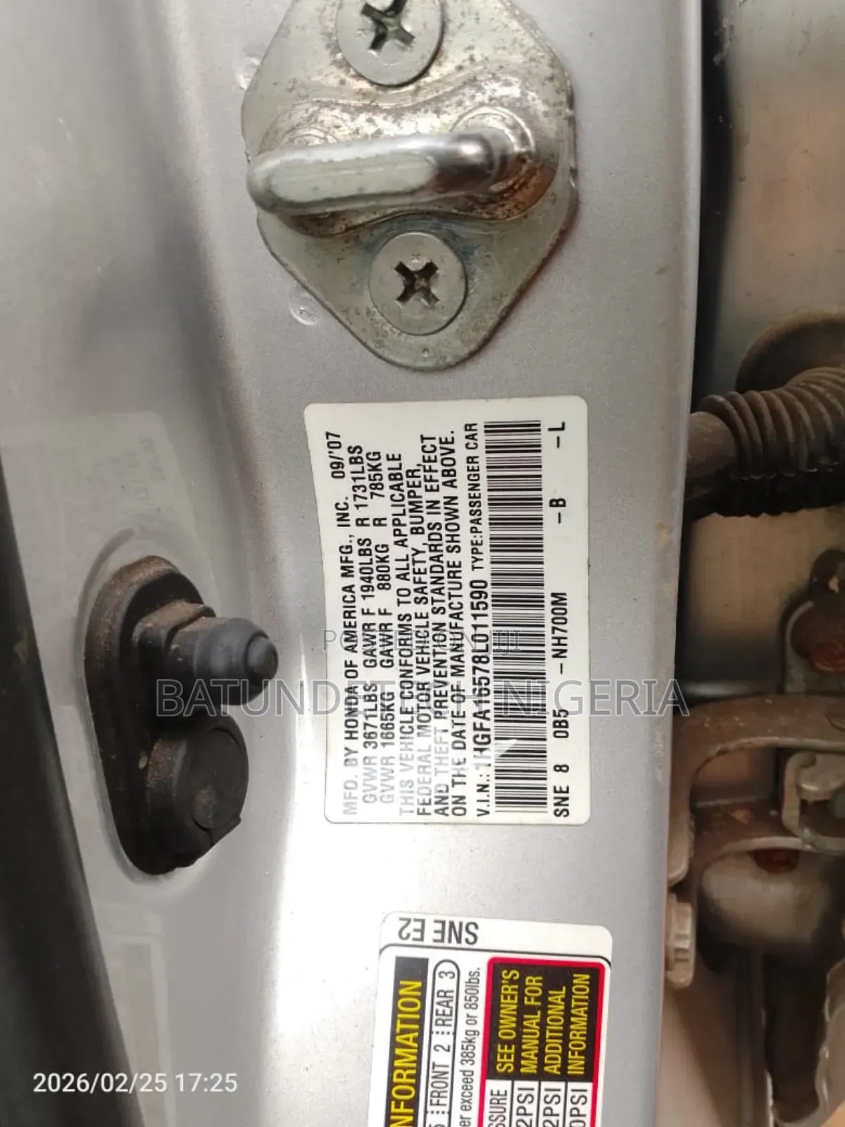 Honda Civic 2007 Silver