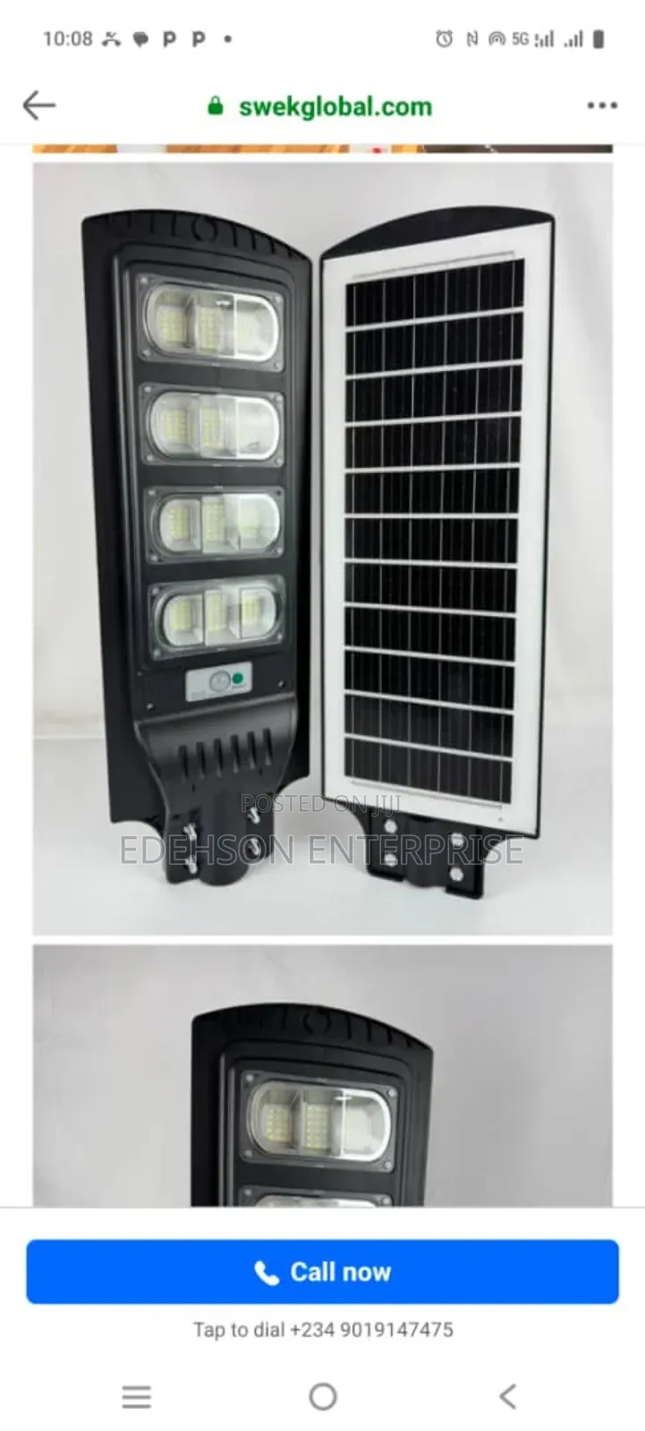 200w NLG Solar Street Light