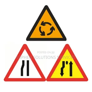 Warning,Construction Road Signs.