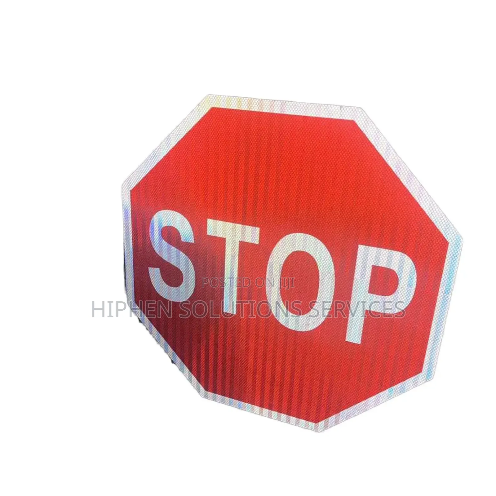 Warning Construction Road Signs In Lagos.