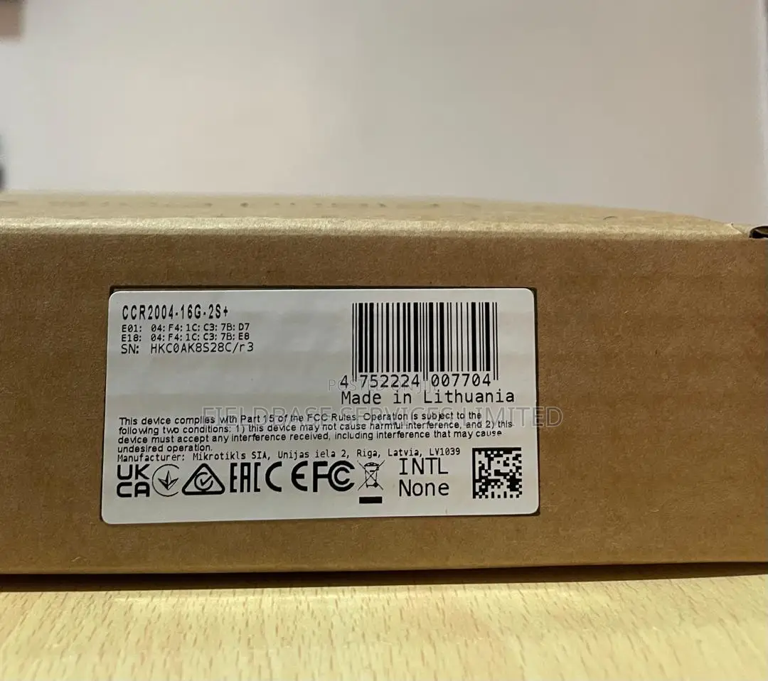 Mikrotik Ccr2004-16g-2s+