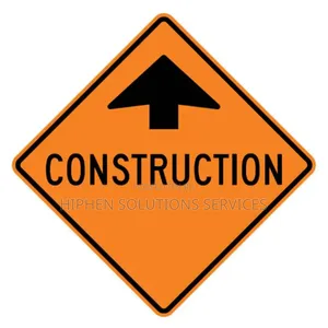 Construction Ahead Warning Road Signs Nigeria.