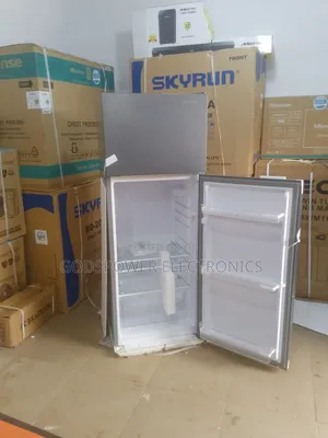 Skyrun BCD- 200l Double Door Standing Fridge, Bcd200k