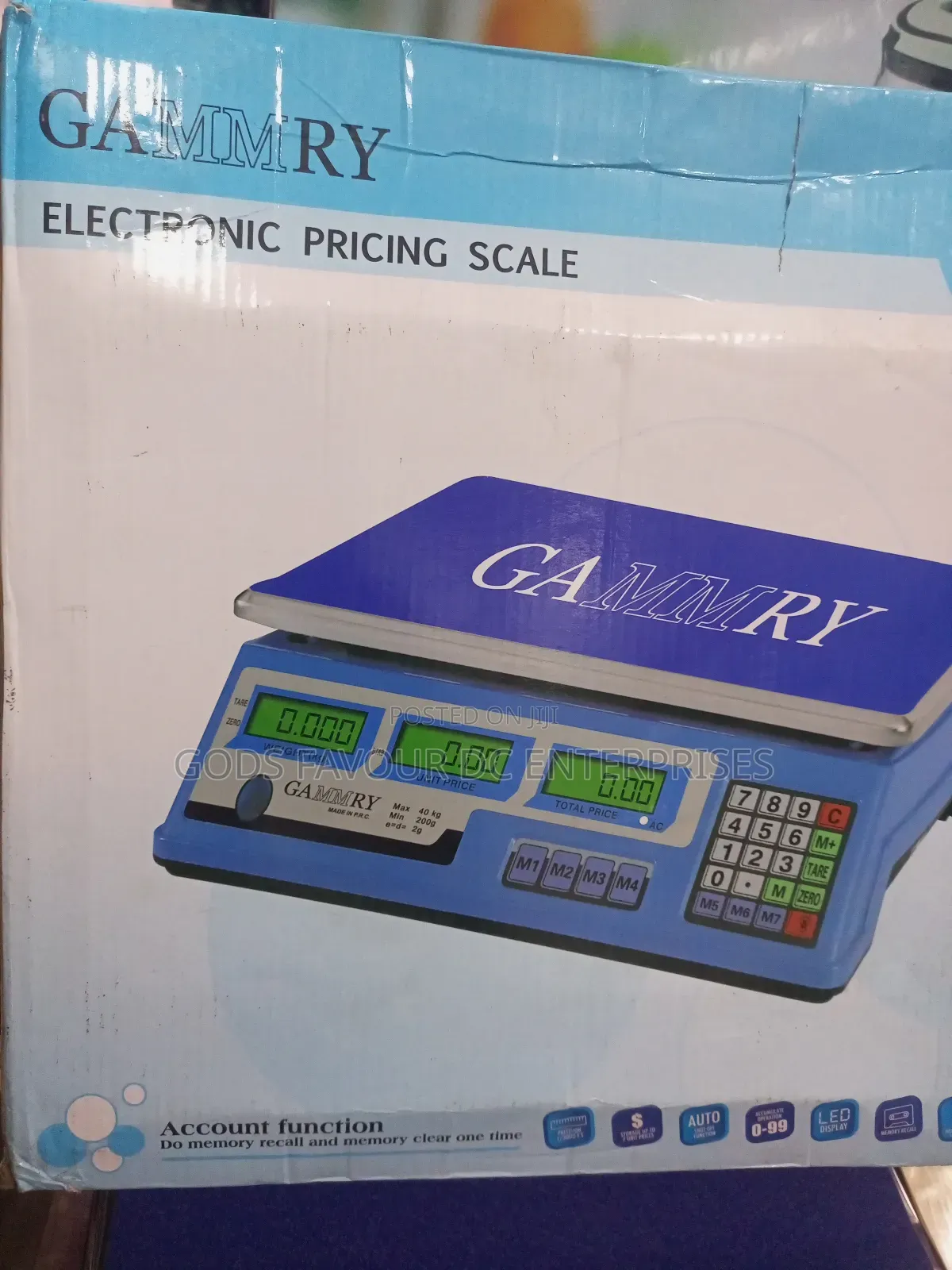 Gammry Electronic Pricing Scale