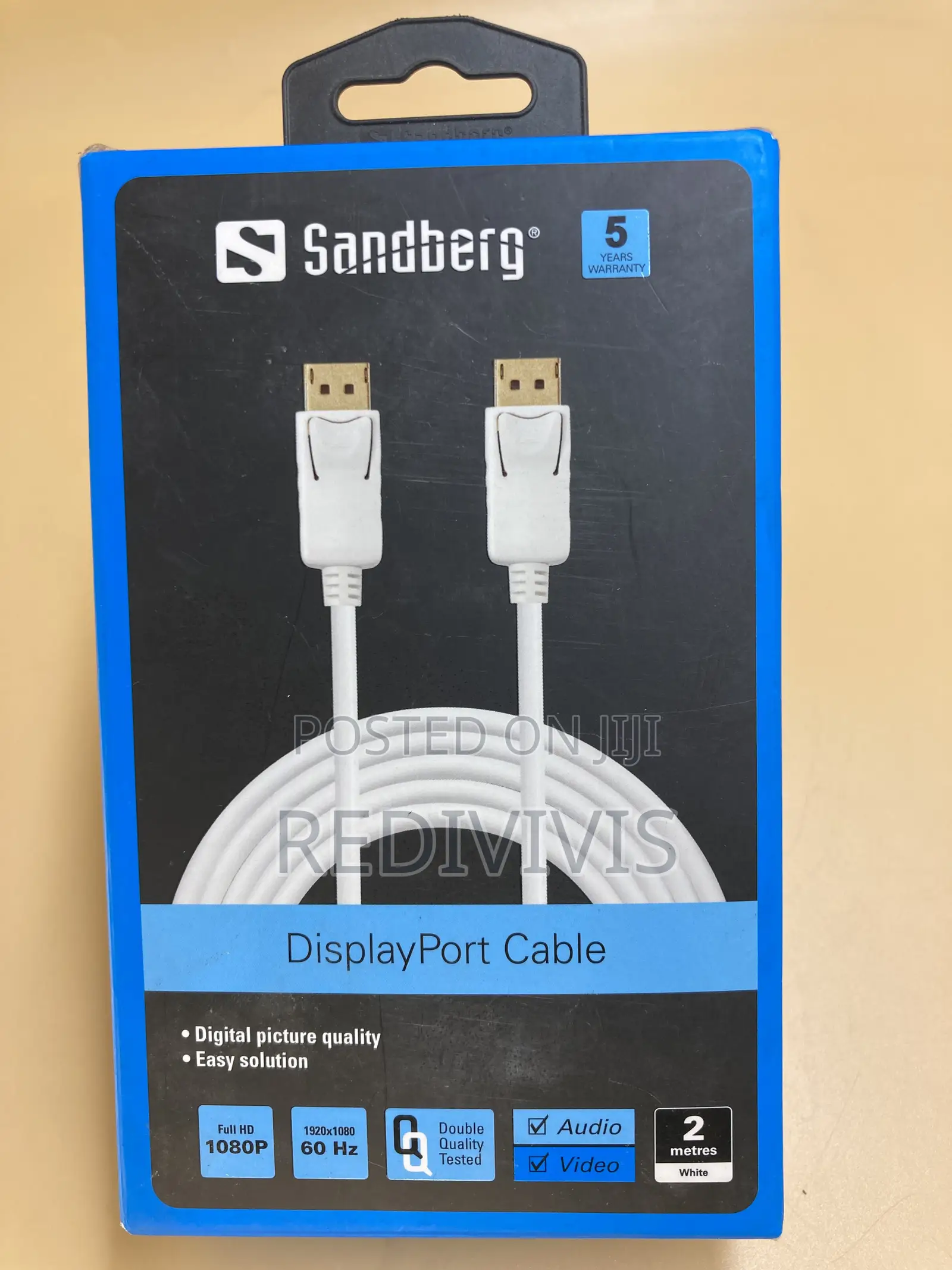 Sandberg Displayport Cable 2m
