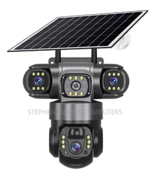 Triple Lens 4g Solar CCTV Wireless Camera