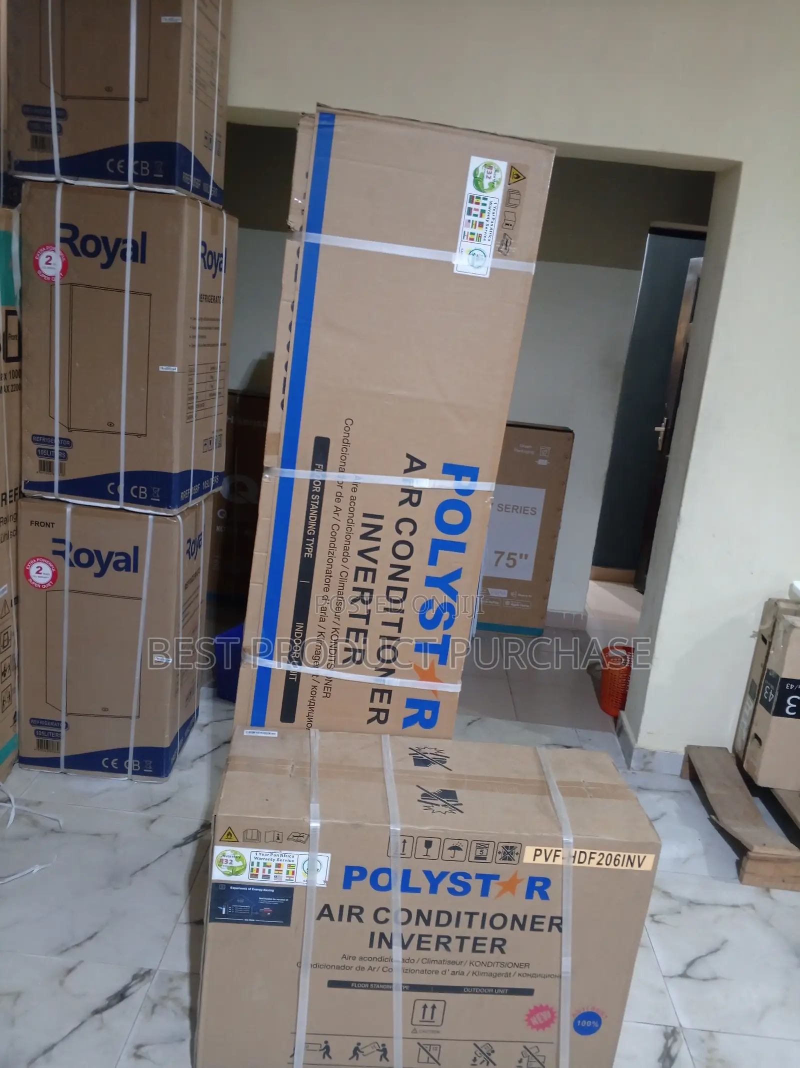 Long-Throw Air Polystar 2 Ton Inverter Ac (Standing)
