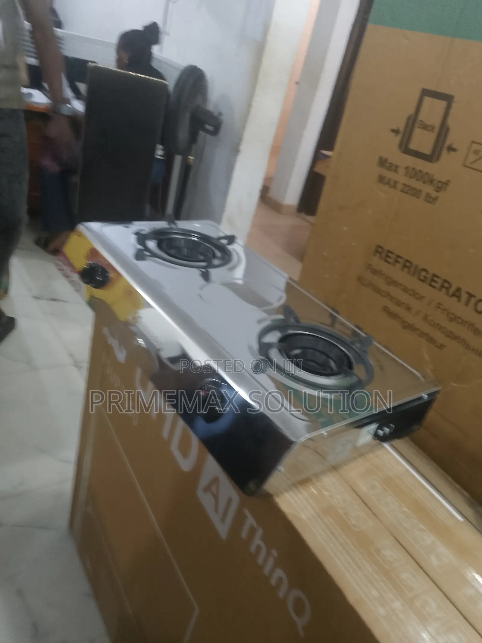 Compact Efficient Thermocool 2 Burner Table Top Gas Stove