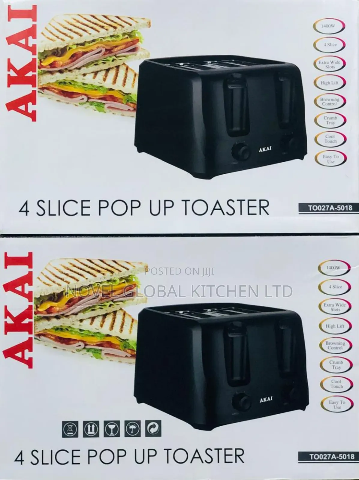 4slice Akai Toaster