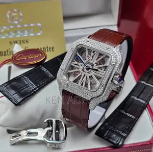 Carter Automatic Stone Head Leather Watch