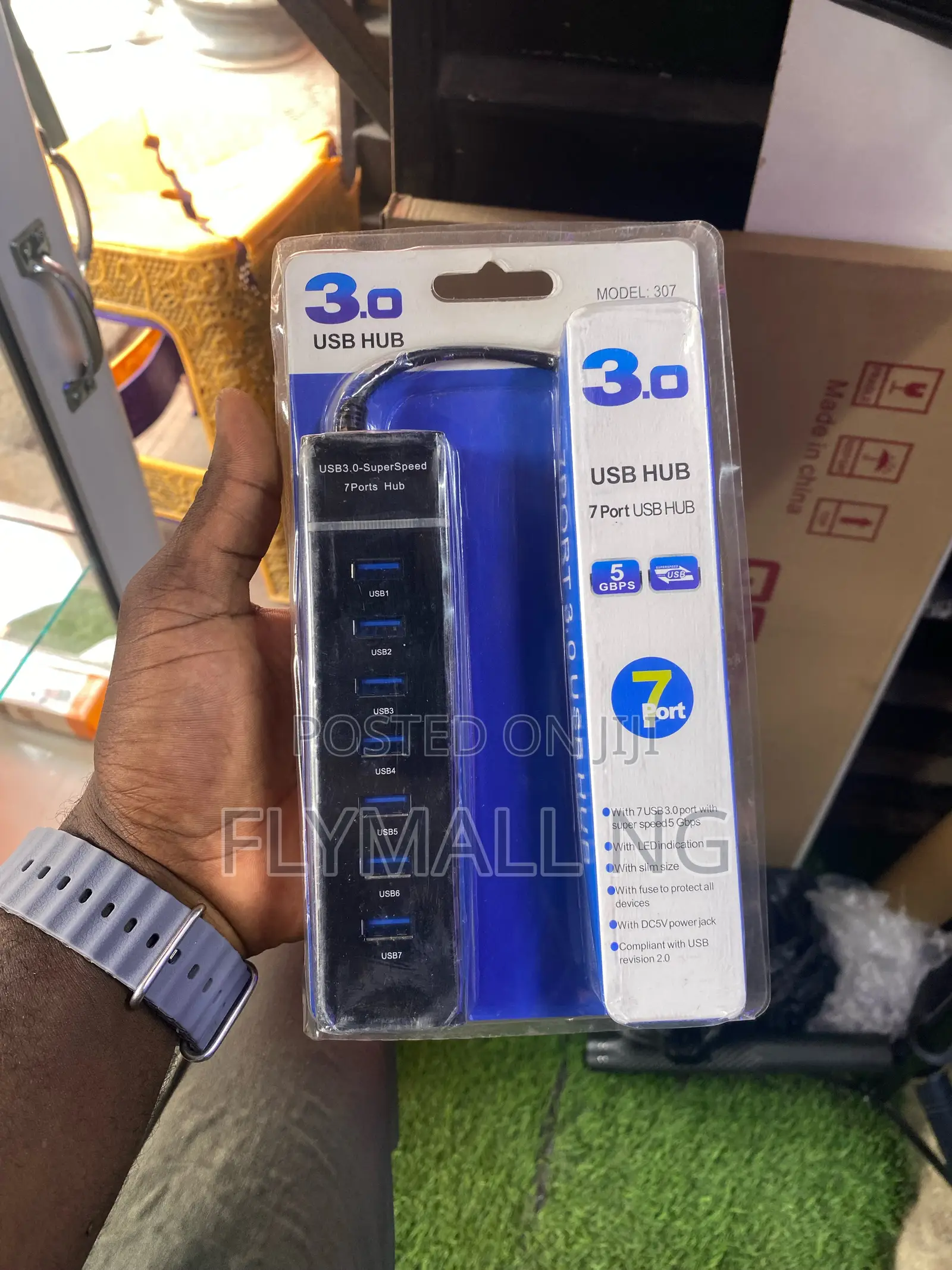 7-Port Usb 3.0 High-Speed Hub