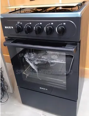 Maxi 50x50 4 Gas Burner With Oven and Oven Tray