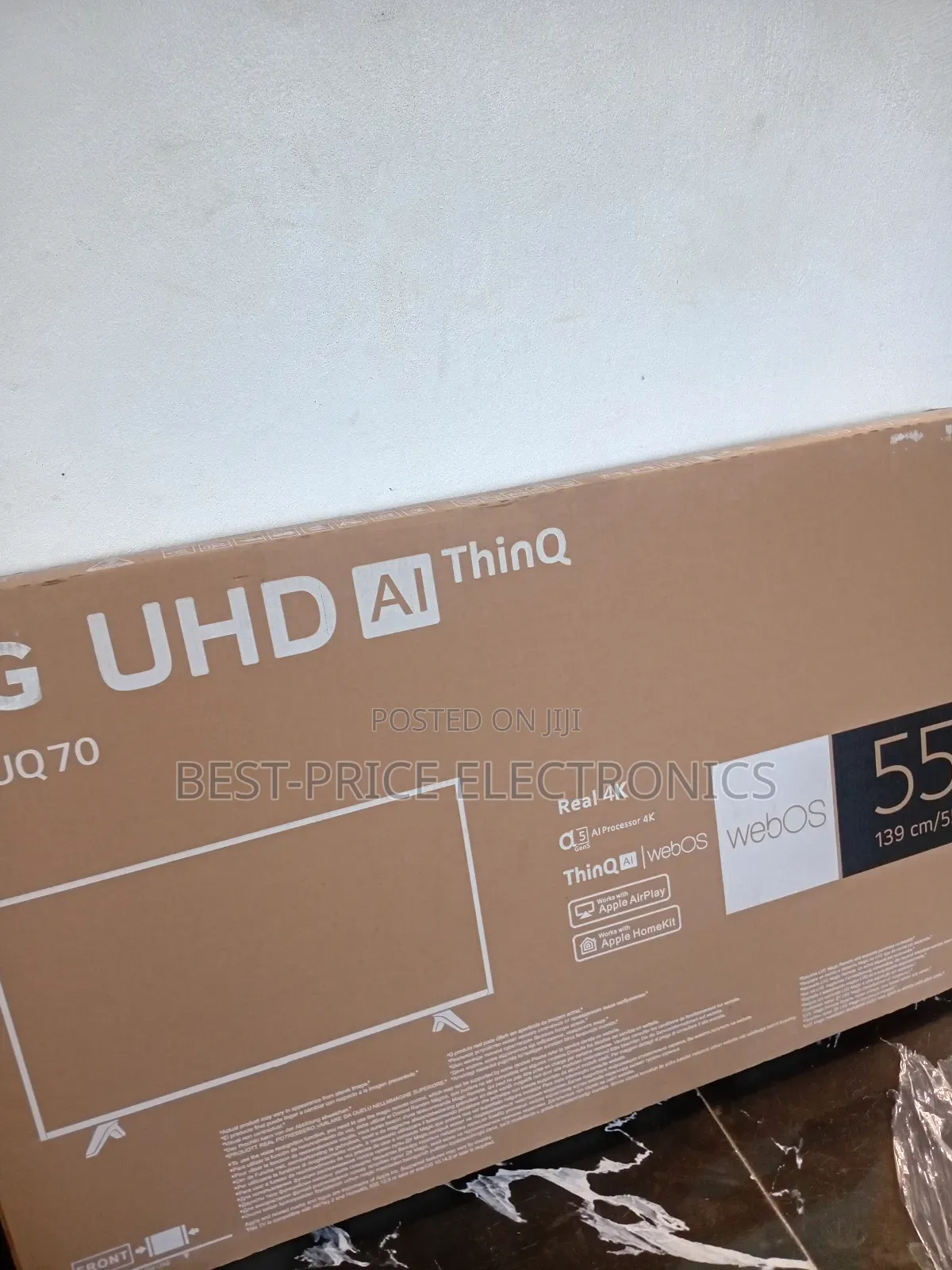 55 Inches Framless Tv