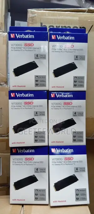 Verbatim SSD 4tb With Heatsink