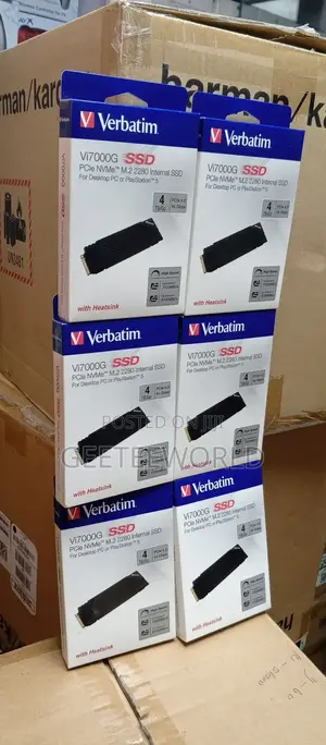 Verbatim SSD 4tb With Heatsink