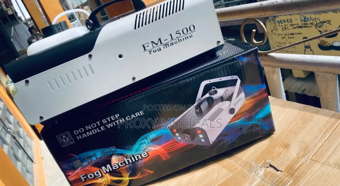 Fog Smoke Machine With Led Lights 1500w