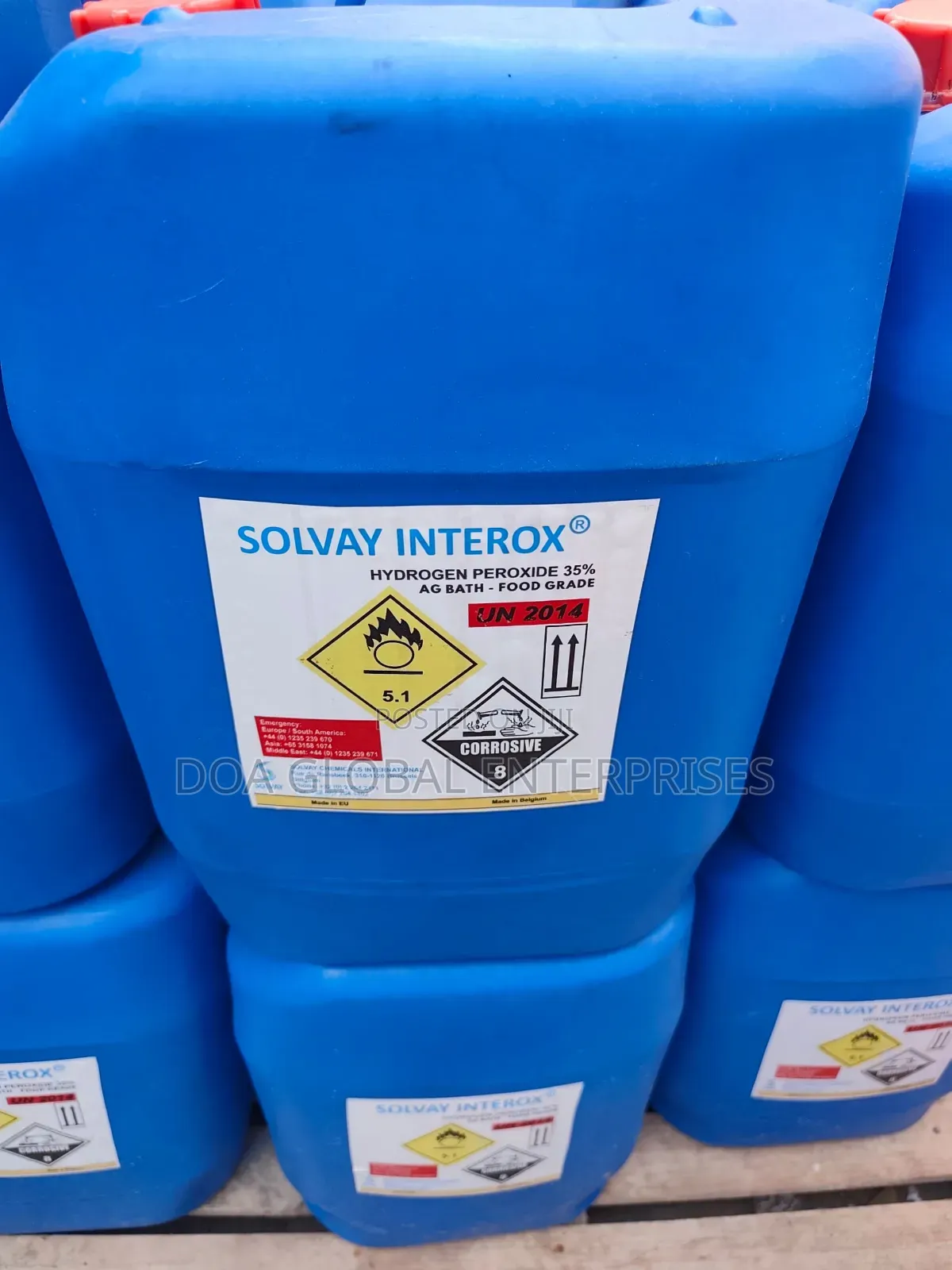 Solvay Hydrogen Peroxide 35kg